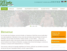 Tablet Screenshot of camping-laverterive.com